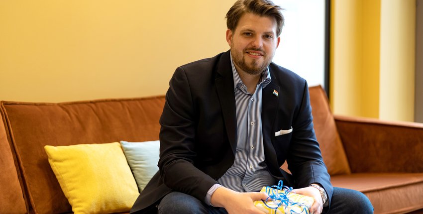 Michel Hoffmann, Founder & CEO, Giftable
Clemente Sardi (au centre), l’ancien directeur general et CEO de Satispay Europe a rejoint Giftable en janvier 2021 en qualité de COO & Co-fondateur.
L’équipe de Giftable compte actuellement huit personnes