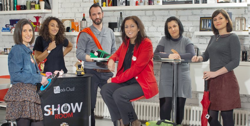Pour Samira Maaoui (assise au centre), l’emménagement en 2012 dans les nouveaux locaux de la rue Glesener à Luxembourg marque clairement une étape et récompense tout le travail accompli par l’équipe.
Pour Samira Maaoui (assise au centre), l’e